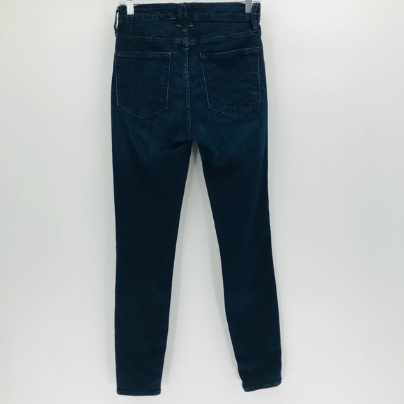 Good American Good Legs High Rise Skinny Jeans Dark Wash Size 27 - Picture 7 of 7
